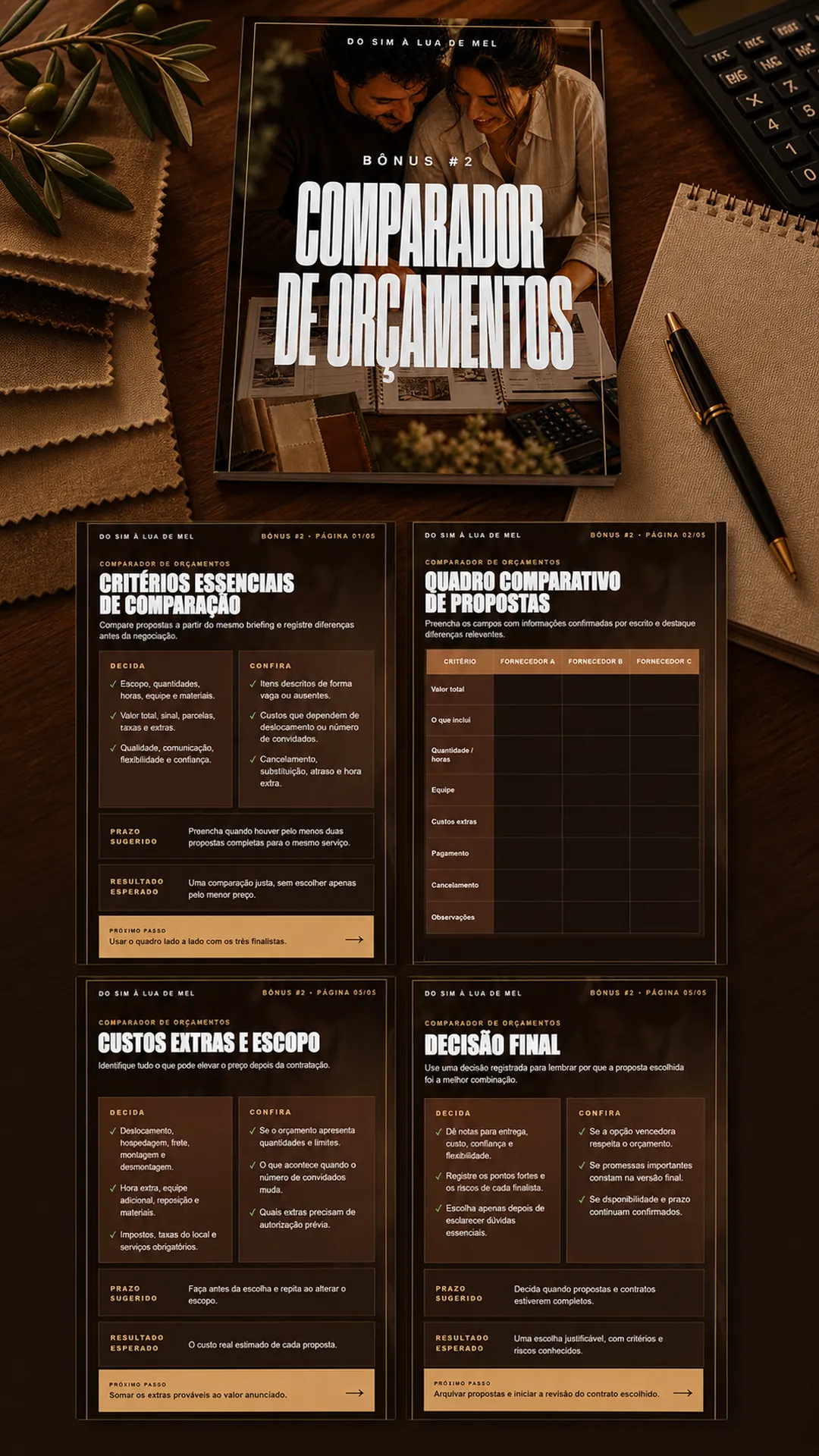 Bônus Comparador de Orçamentos